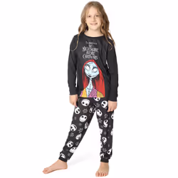 Disney The Nightmare Before Christmas Long Sleeve Long Leg Pyjama Set (Girls Multicoloured) - 7-8 Years