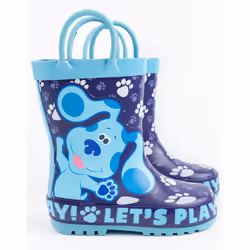 Blue's Clues & You! Wellington Boots with Handles (Boys Blue) - 6 UK