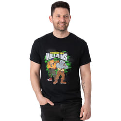 Teenage Mutant Ninja Turtles T-Shirt Mens TMNT Villains Black Top - L