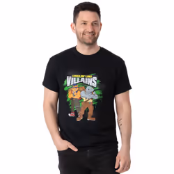 Teenage Mutant Ninja Turtles T-Shirt Mens TMNT Villains Black Top - 2XL