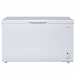 Store around 22 bags of shopping in this 400L freezer Its flame-retardant metal back offers extra safety The lid remains fixe ...