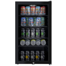electriQ 98 Litre Drinks Fridge - Black