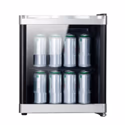 The details Quench your thirst for convenience with this mini yet mighty 48L drinks fridge. Its sleek chrome and black doors ...