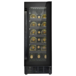 electriQ 18 Bottle Capacity 30cm Freestanding Under Counter Wine Coole