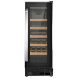 electriQ 18 Bottle Capacity 30cm Freestanding Under Counter Wine Coole