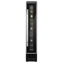 electriQ 7 Bottle Freestanding Under Counter Wine Cooler - Stainless S