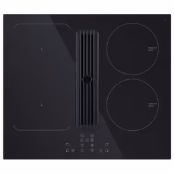 The details This innovative black glass venting induction hob with four cooking zones gives you plenty of space to cook but a ...