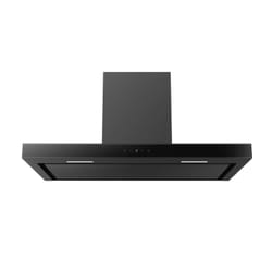 electriQ 90cm Slimline Cooker Hood with Touch Controls and High Extrac