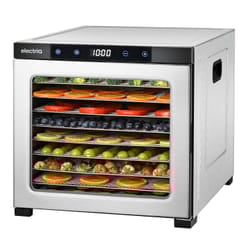 electriQ Commercial Style Digital Food Dehydrator &amp; Dryer with 10