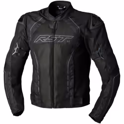 RST S1 Mesh Motorcycle Textile Jacket, black, Size S for Men