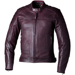 RST IOM TT Brandish 2 Motorcycle Leather Jacket, red, Size L for Men