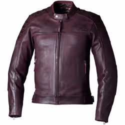 RST IOM TT Brandish 2 Motorcycle Leather Jacket, red, Size XL for Men