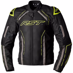 RST S-1 Motorcycle Textile Jacket, black-yellow, Size M for Men
