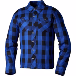 RST Lumberjack Motorcycle Shirt, blue, Size XL for Men