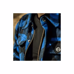 RST Lumberjack Motorcycle Shirt, blue, Size XL for Men