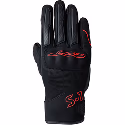 RST S1 Mesh Motorcycle Gloves, black-red, Size XL for Men
