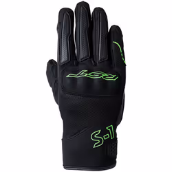 RST S1 Mesh Motorcycle Gloves, black-green, Size M for Men