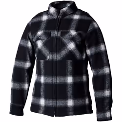 RST Brushed Ladies Motorcycle Shirt, black-white, Size XL for Men