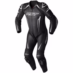 RST Tractech Evo 5 CE Leather Suit Black / White / Black - UK 48