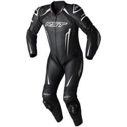 RST Tractech Evo 5 CE Leather Suit Black / White / Black - UK 48