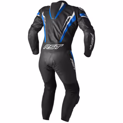 RST Tractech EVO 5 One Piece Motorcycle Leather Suit, black-blue, Size 2XL for Men