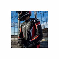 RST Tractech Evo 5 CE Leather Suit Red / Black / White - UK 44