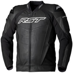 RST Tractech Evo 5 CE Leather Jacket Black / Black / Black - UK 52
