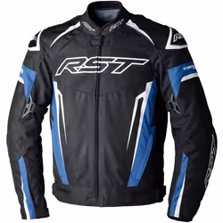 RST Tractech EVO 5 waterproof Motorcycle Textile Jacket, black-blue, Size S for Men