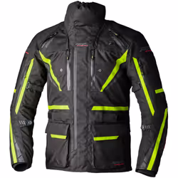 RST Pro Series Paragon 7 Motorcycle Textile Jacket, black-yellow, Size XL for Men