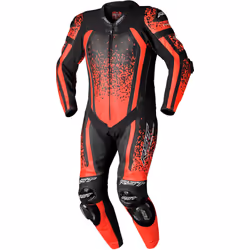 RST Pro Series Evo Airbag One Piece Motorcycle Leather Suit, black-red, Size S for Men