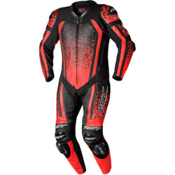 RST Pro Series Evo Airbag One Piece Motorcycle Leather Suit, black-red, Size XL for Men