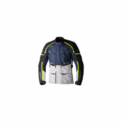 RST Maverick Evo CE Textile Jacket Navy / Silver - UK 52