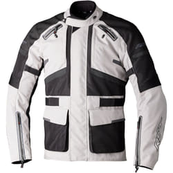 RST Endurance Motorcycle Textile Jacket, black-silver, Size XL for Men