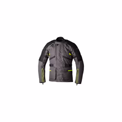 RST Endurance Motorcycle Textile Jacket, black-grey-yellow, Size S for Men