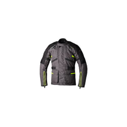RST Endurance Motorcycle Textile Jacket, black-grey-yellow, Size S for Men