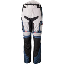 RST Pro Series Adventure-X waterproof Motorcycle Textile Pants, white-red-blue, Size 4XL for Men