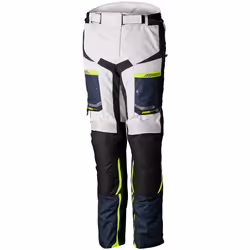 RST Pro Series Maverick Evo Motorcycle Textile Pants, blue-silver, Size M for Men