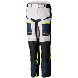 RST Pro Series Maverick Evo Motorcycle Textile Pants, blue-silver, Size M for Men