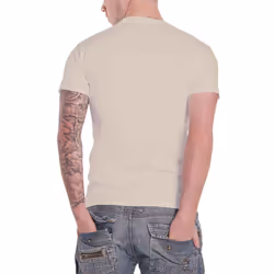Punisher T Shirt Skull Outline Character new Official Marvel Comics Mens Natural - L, White