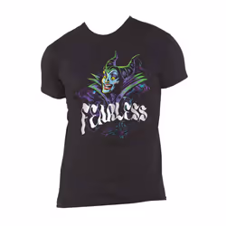 Disney T Shirt Sleeping Beauty Fearless Maleficent new Official Mens Black - XL, Black