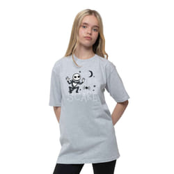 , Grey) Nightmare Before Christmas Kids First Scare T Shirt - Medium (7/8 Yrs