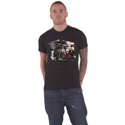 Nightmare Before Christmas T Shirt Montage Logo new Official Mens Black - XL, Black