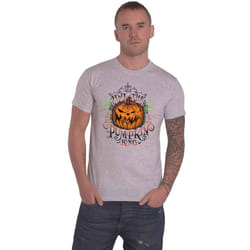 The Nightmare Before Christmas T Shirt All Hail new Official Mens Grey - XXL, Grey