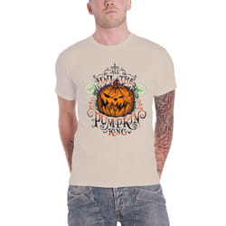The Nightmare Before Christmas T Shirt All Hail new Official Mens Natural - XL, Natural
