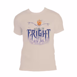 The Nightmare Before Christmas T Shirt King of Fright new Official Mens Natural - L, Natural
