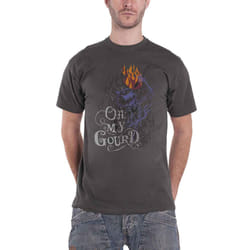 The Nightmare Before Christmas T Shirt Oh My Gourd Official Mens Charcoal Grey - XXL, Charcoal