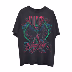 Snow White T Shirt Queen of the Dark Arts Logo new Official Disney Unisex Black - XL, Black