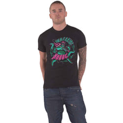 Little Mermaid T Shirt Ursula Wreaking Havoc Logo new Official Disney Unisex - XL, Black