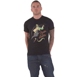 Little Mermaid T Shirt Ursula Tricks & Spells new Official Disney Unisex Black - M, Black