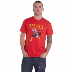 Thor T Shirt Hammer Distressed new Official Mens Red - XXL, Red